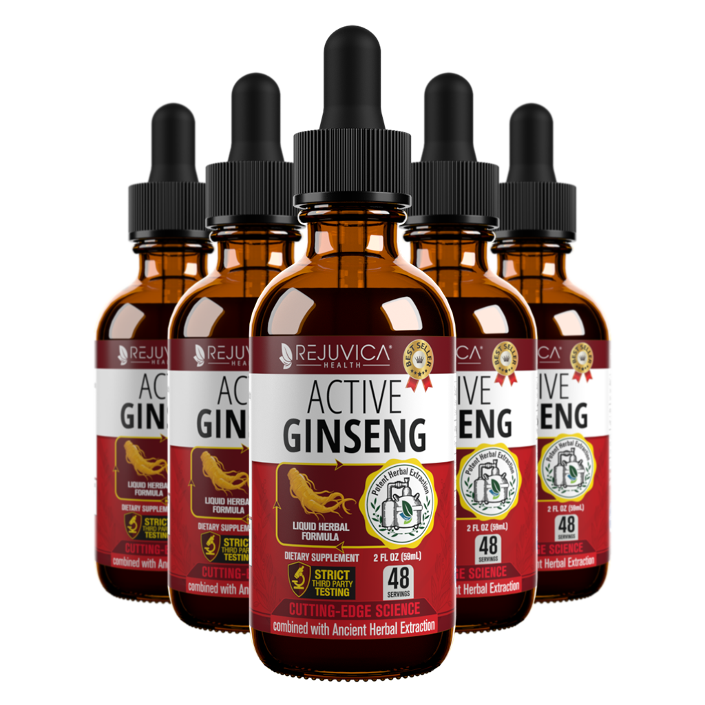 Active Ginseng Korean Red Panax Ginseng with Natural Ginsenosides