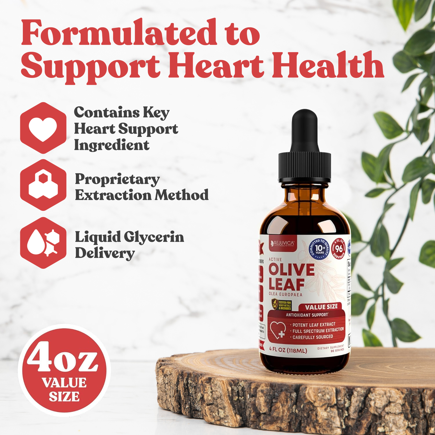 Active Olive Leaf Value Size - Olive Leaf Extract