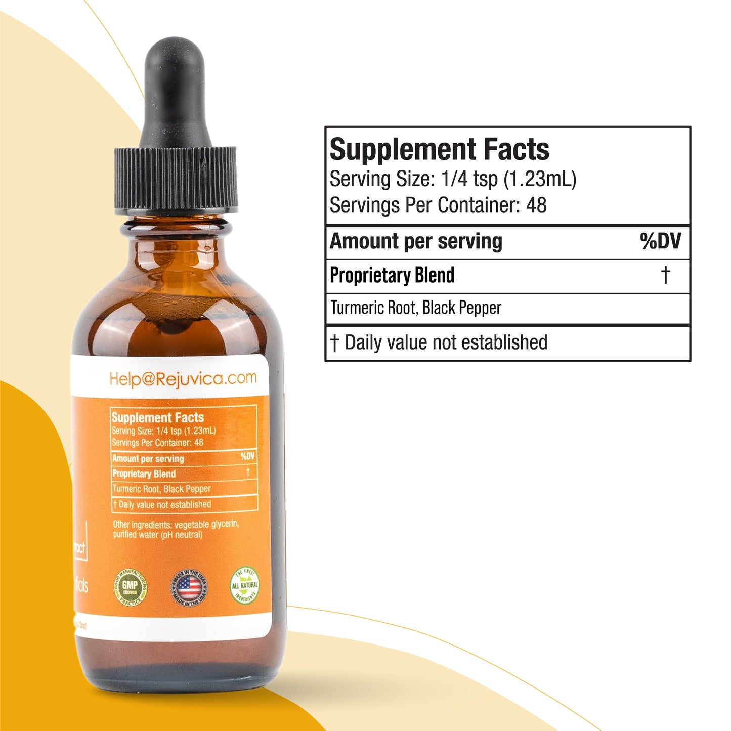 Healthy Essentials - Turmeric Root Extract with Natural Curcumin