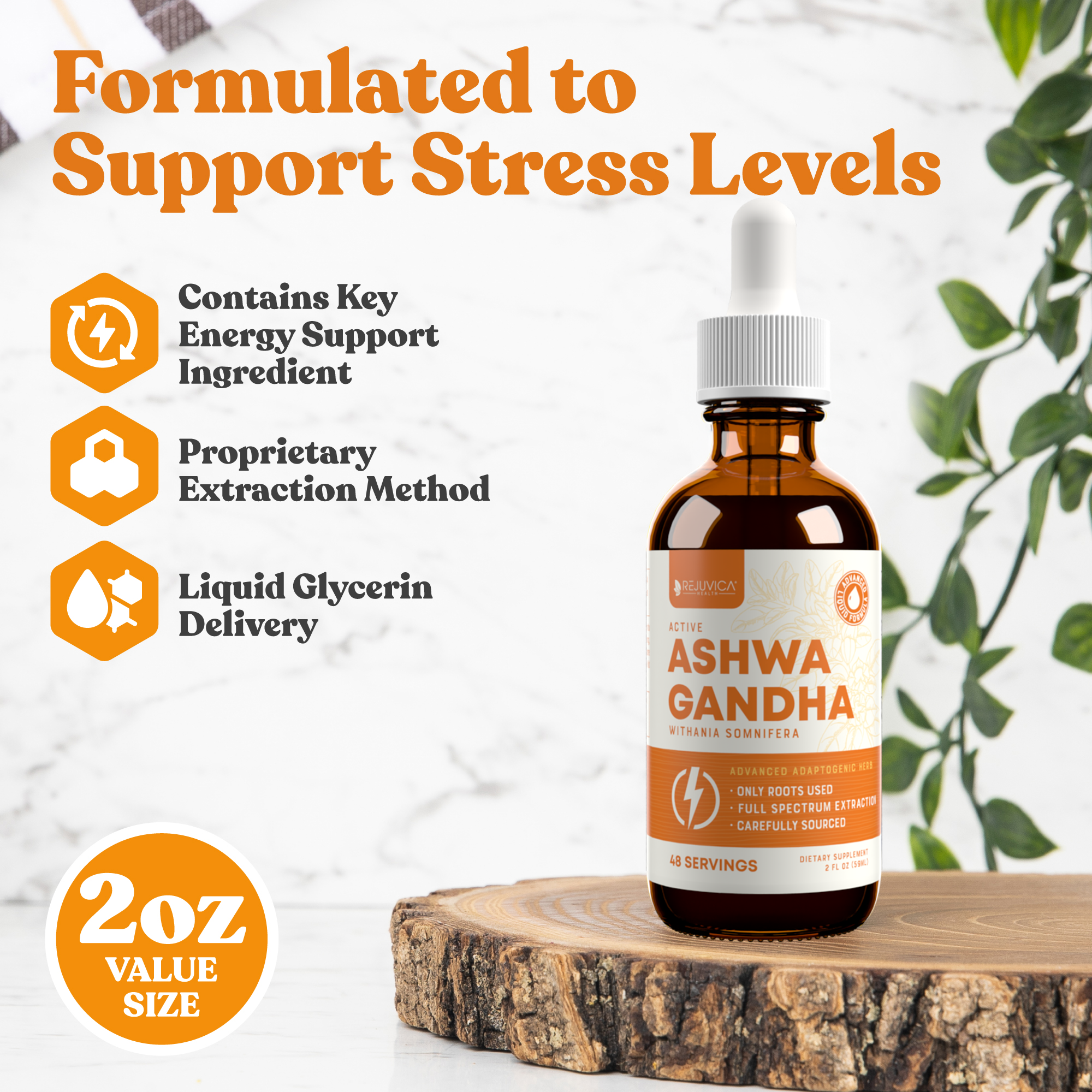 Active Ashwagandha - Ashwagandha Root Extract with Natural Withanolides