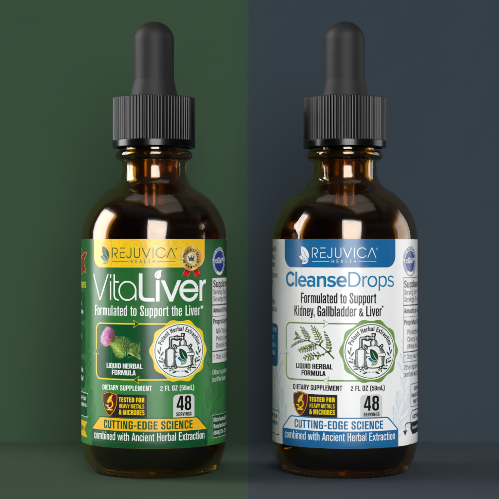 Detox + Cleanse Bundle: VitaLiver & CleanseDrops