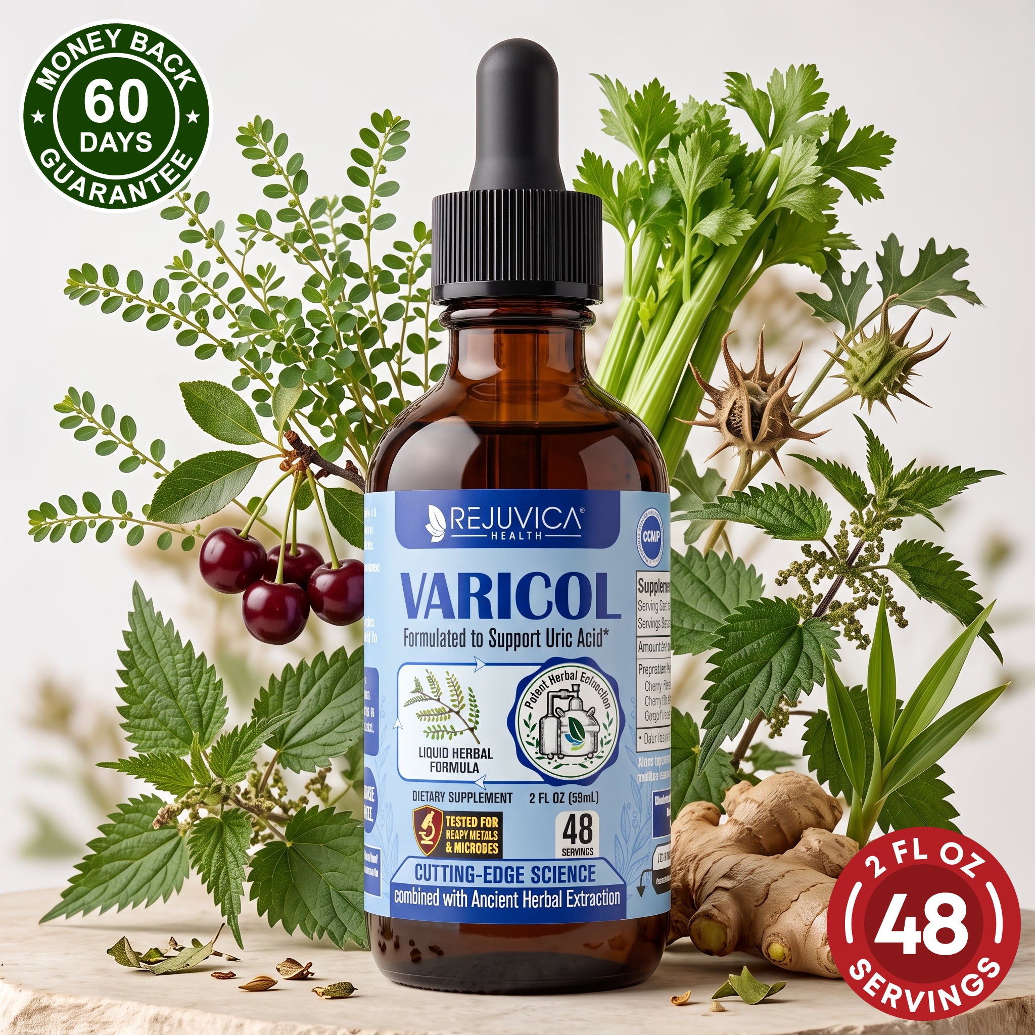 Varicol™ - Natural Uric Acid Support – Rejuvica Health