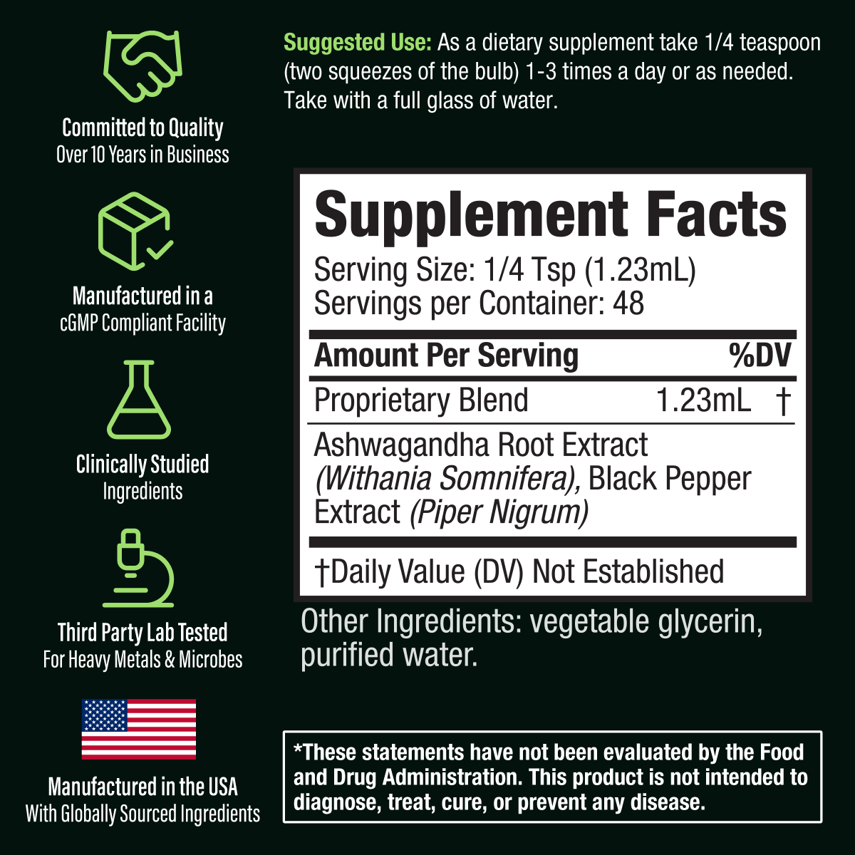 Active Ashwagandha - Ashwagandha Root Extract with Natural Withanolides