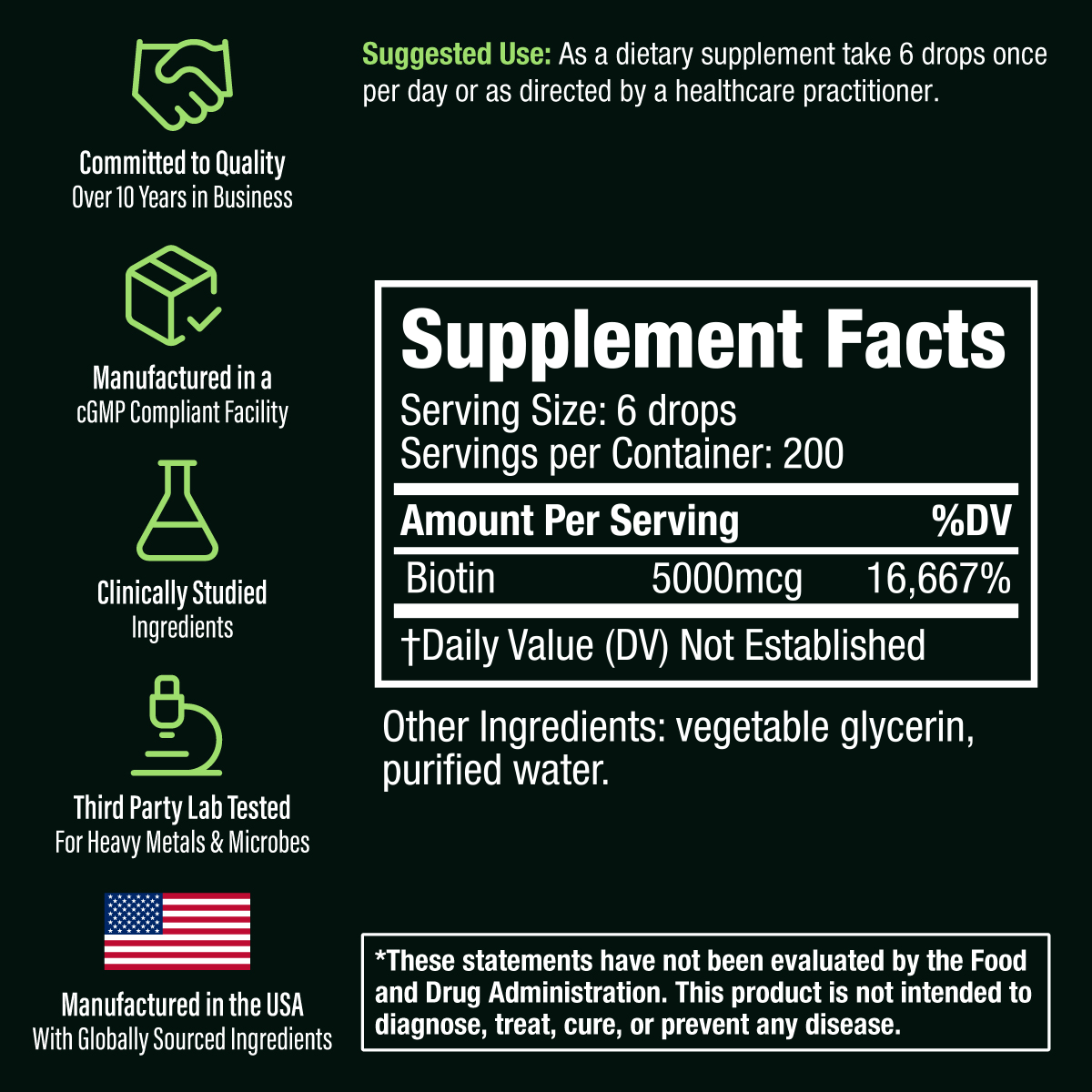 Active Biotin - Liquid Biotin Supplement