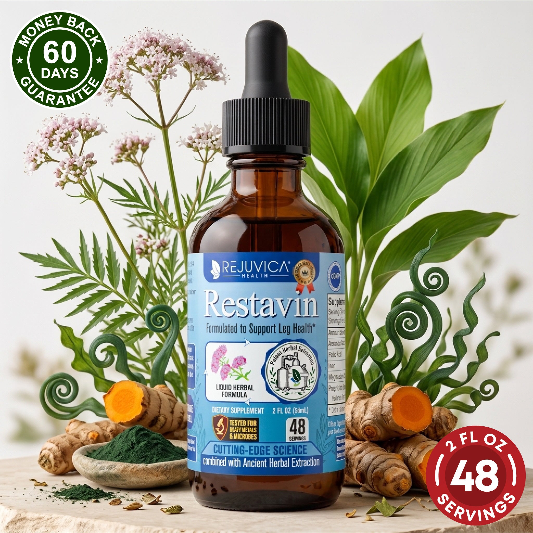 Restavin – Herbal Evening Wellness Drops – Rejuvica Health