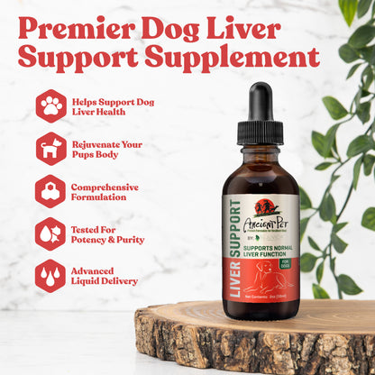 Ancient Pet Liver - Advanced Liver Support Supplement for Dogs