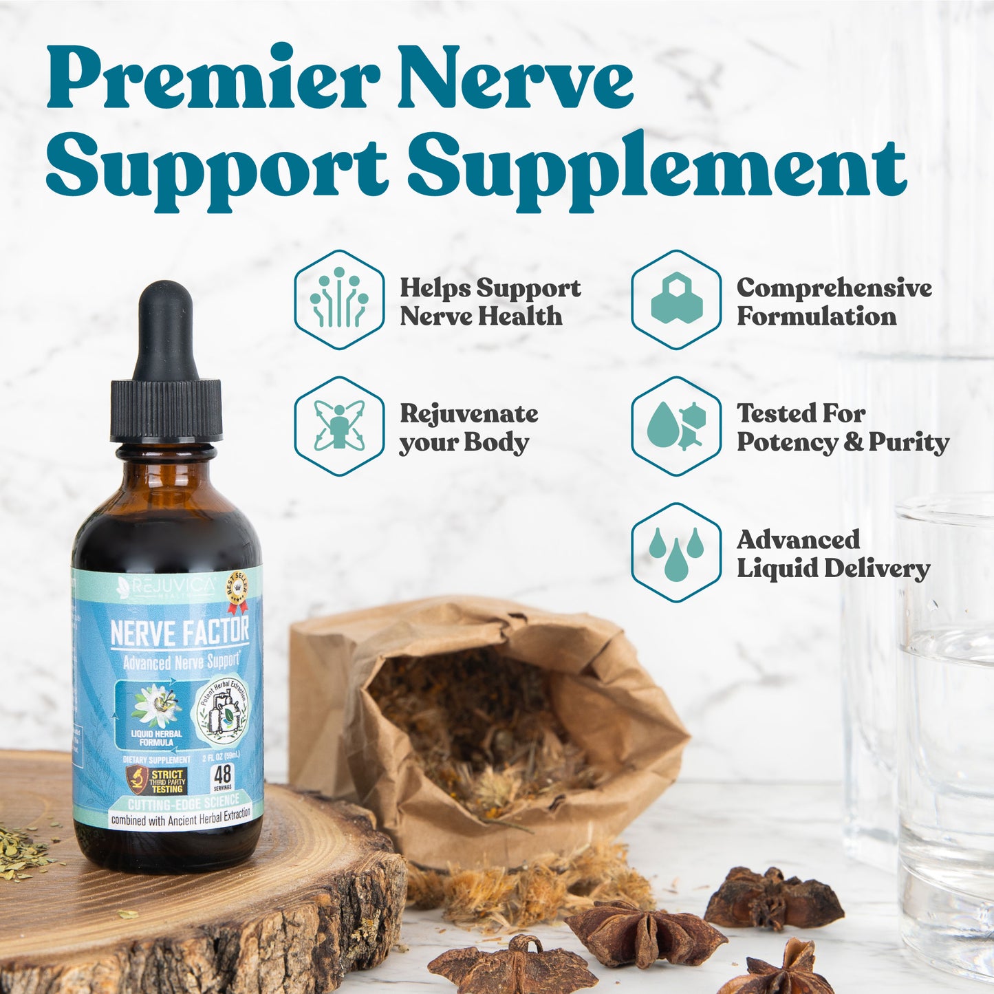 NerveFactor - Advanced  Nerve Support Supplement
